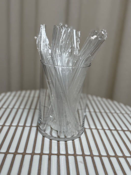 Paille En Verre Pour Verre