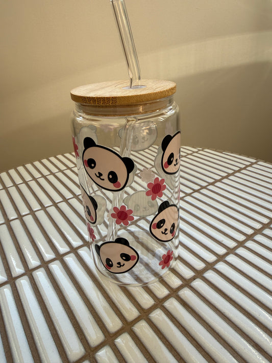 Verre Décoratif En Verre - Panda