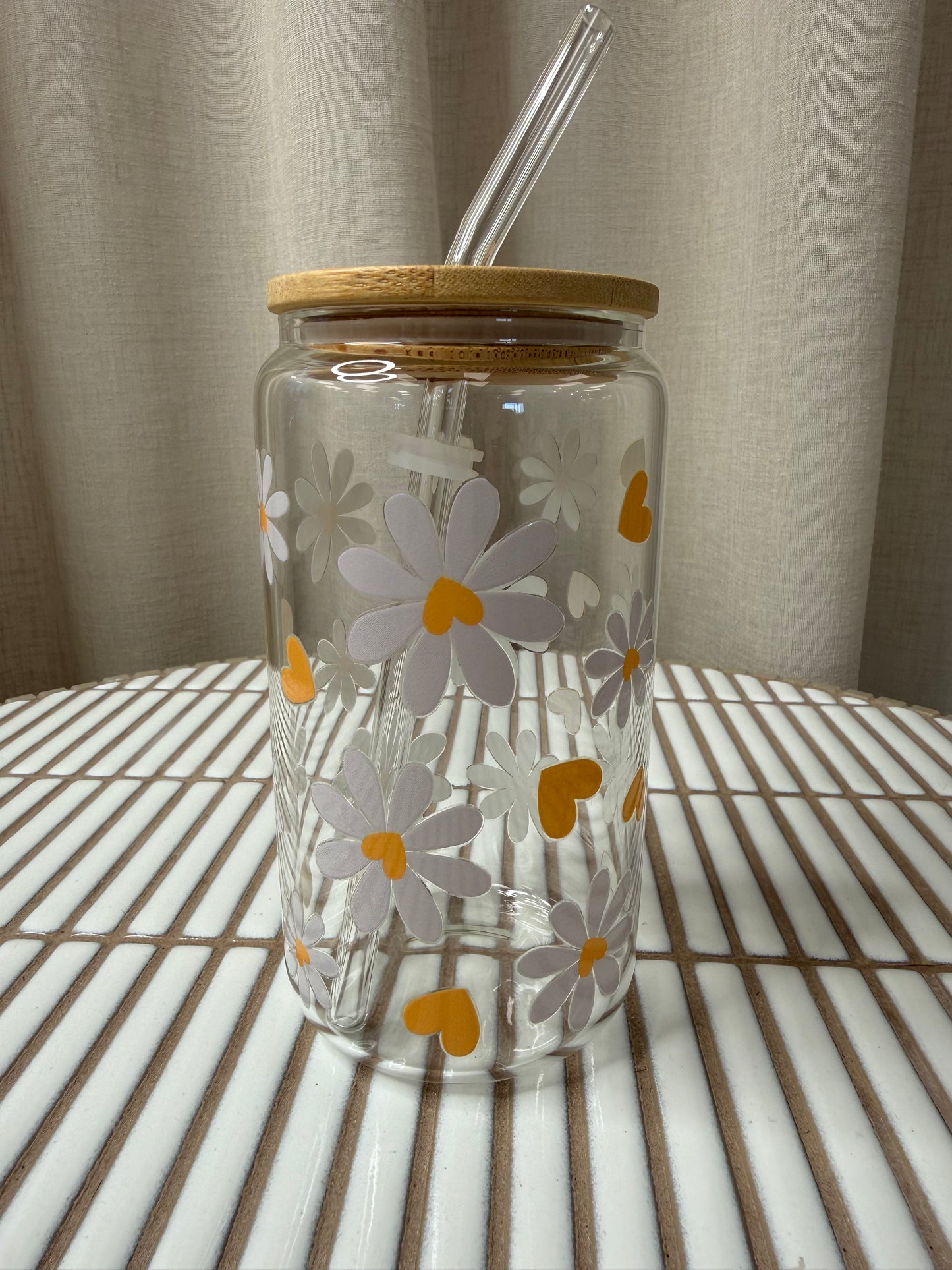Verre Décoratif En Verre - Margo Blanc