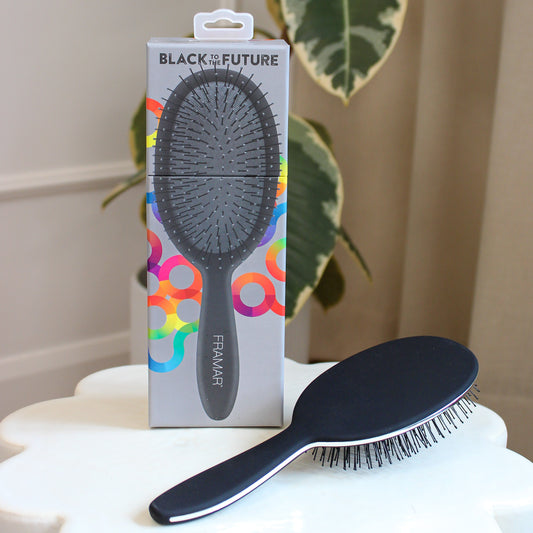 Brosse À Cheveux Démêlante FRAMAR - Black To The Future