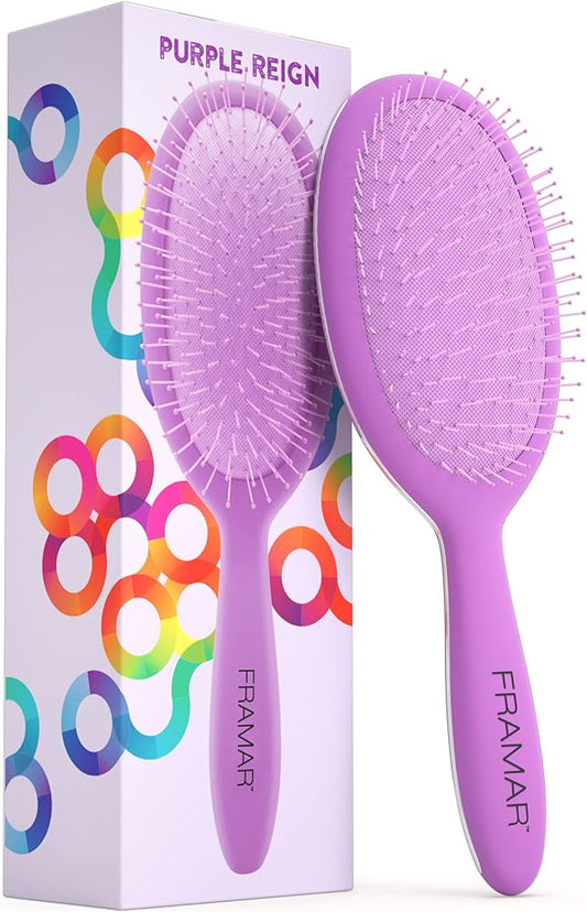 Brosse À Cheveux Démêlante FRAMAR - Purple Reign