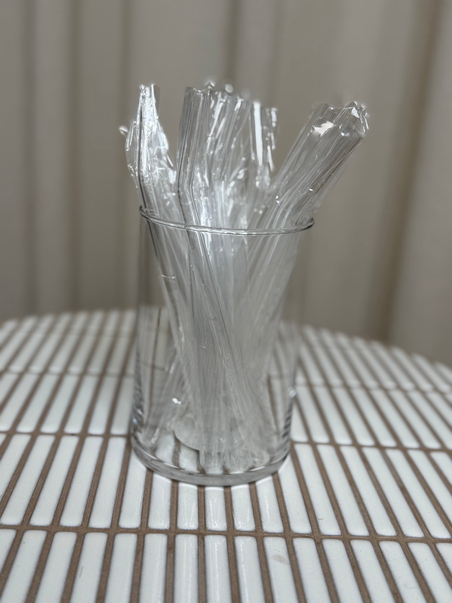 Paille En Verre Pour Verre