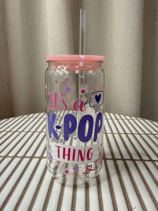 Verre Décoratif En Plastique - K-Pop