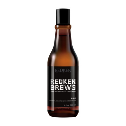 3-En-1 Redken Brews - Shampooing, Revitalisant et Gel Douche