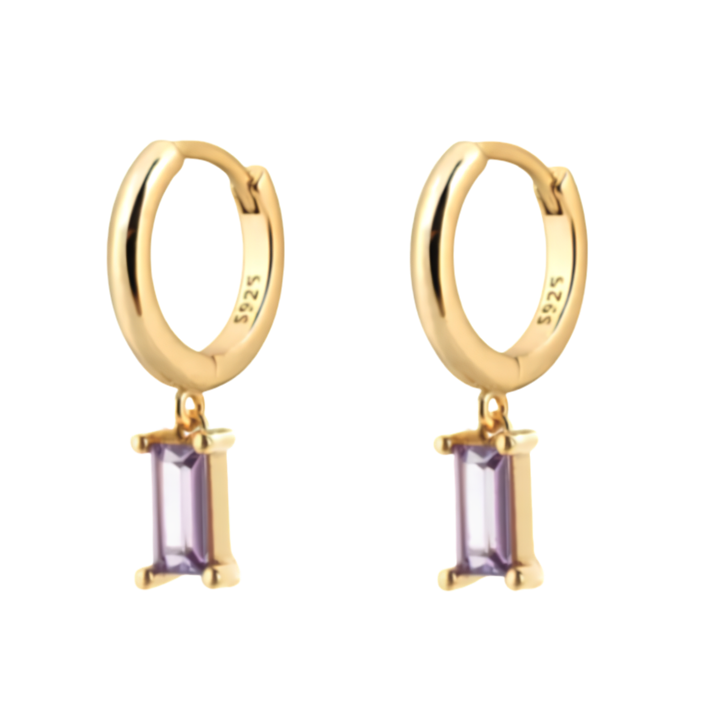 Boucles Alya (Mauve)