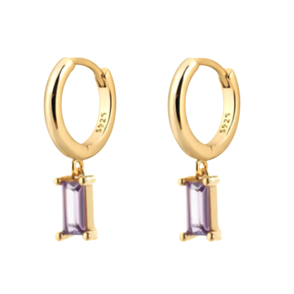 Boucles Alya (Mauve)