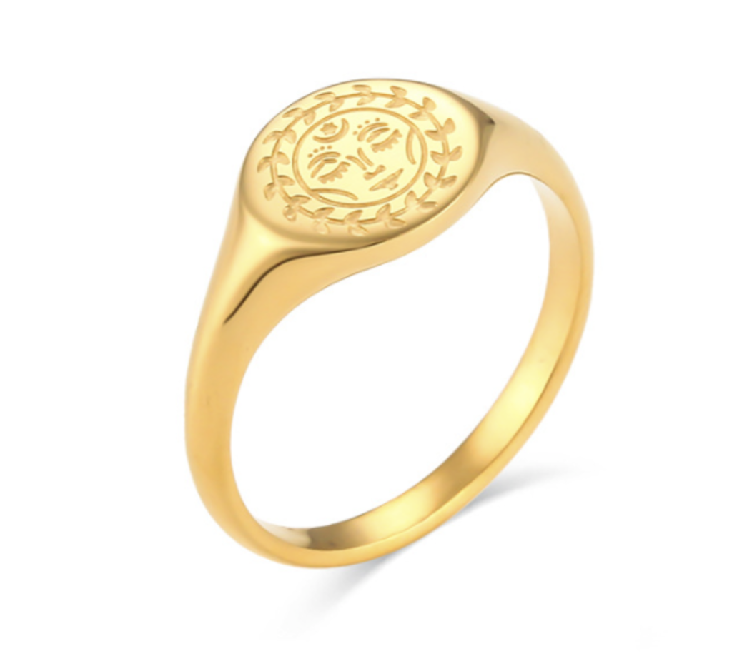 Bague Auréa - Stainless Plaqué Or 18k