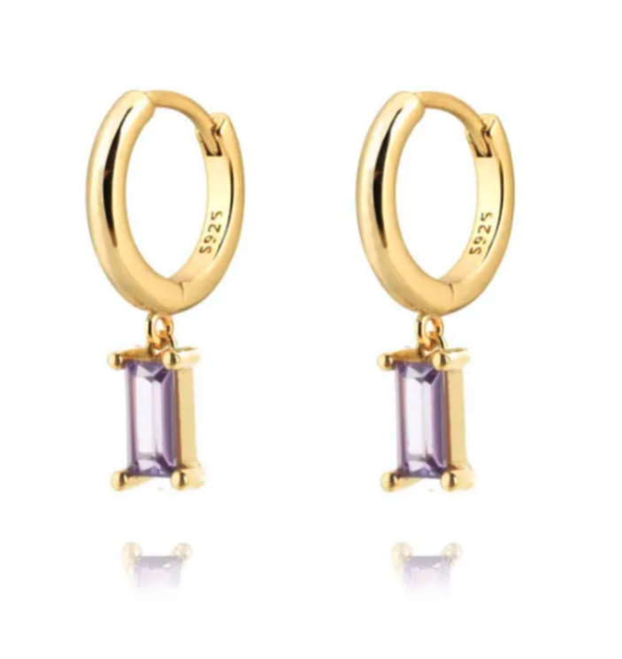 Boucles Alya - Mauves