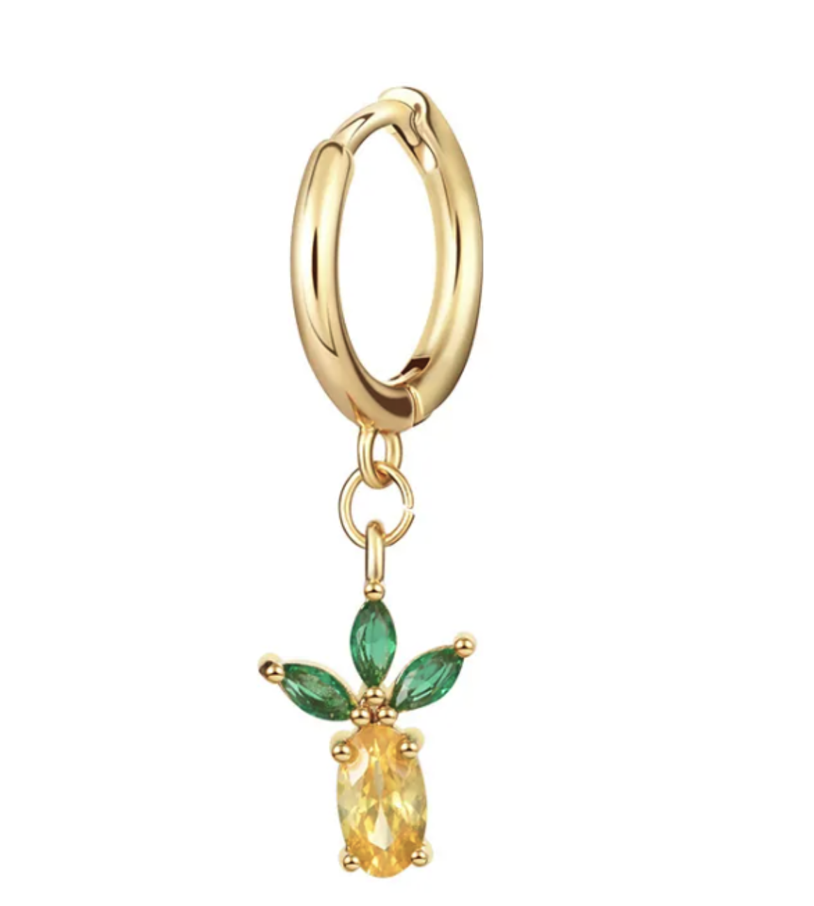 Boucles Ananas - Cuivre Plaqué Or 18K