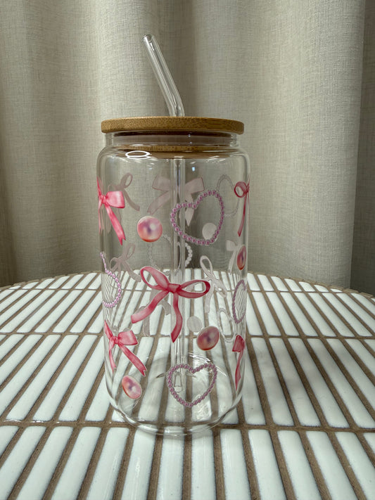 Verre Décoratif En Verre - Boucle Et Perle
