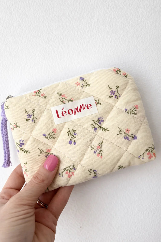 Pochette Pour Bijoux - Motif Fleurs
