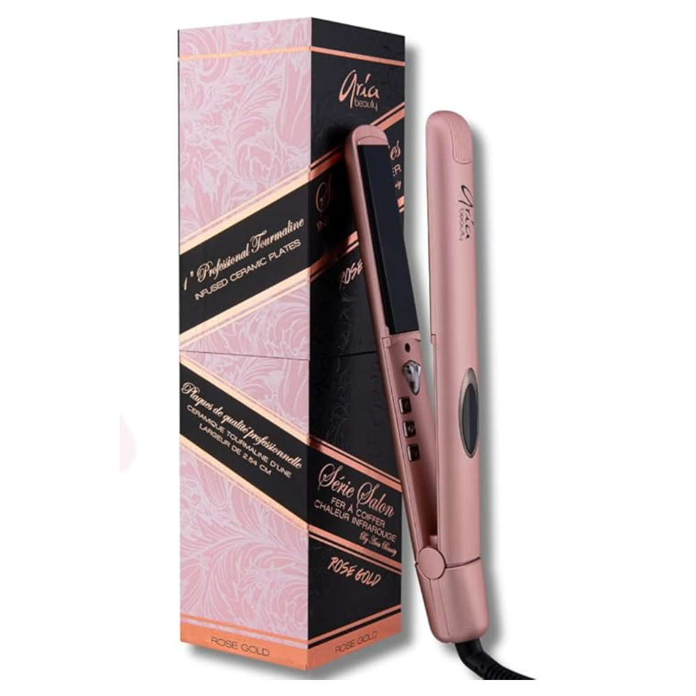Fer À Lisser Infrarouge Aria Beauty - Stand Out (Rose Gold)