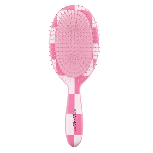 Brosse À Cheveux Démêlante FRAMAR - Checked Rose