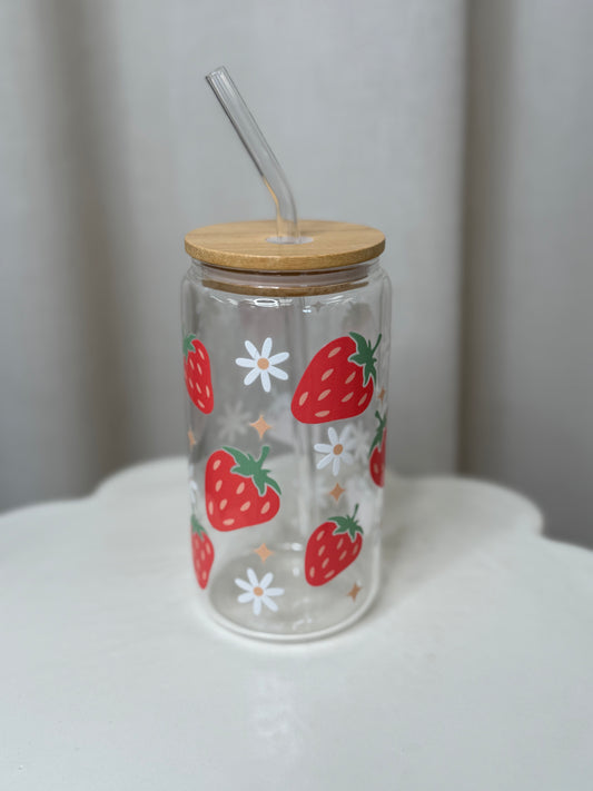 Verre Décoratif En Verre - Fraises