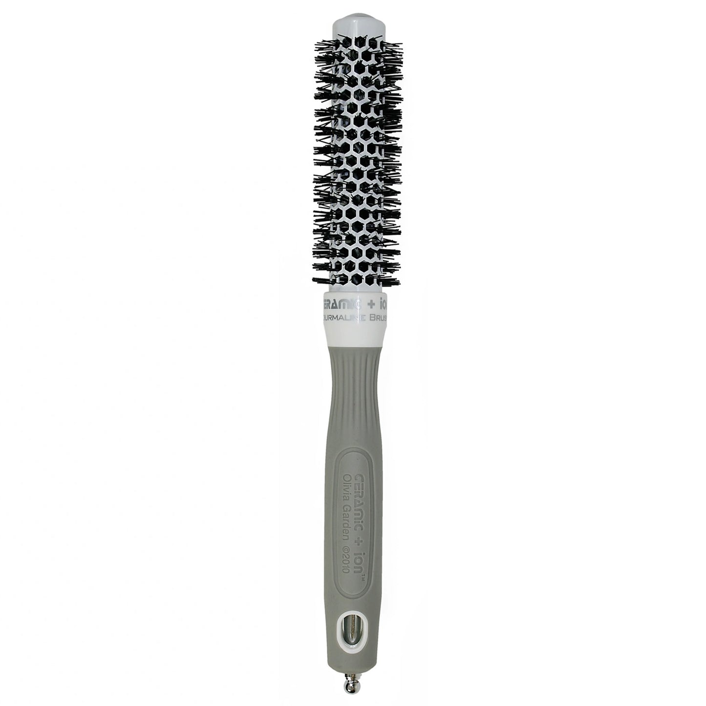 Brosse Thermale Ronde Olivia Garden 20mm - Grise