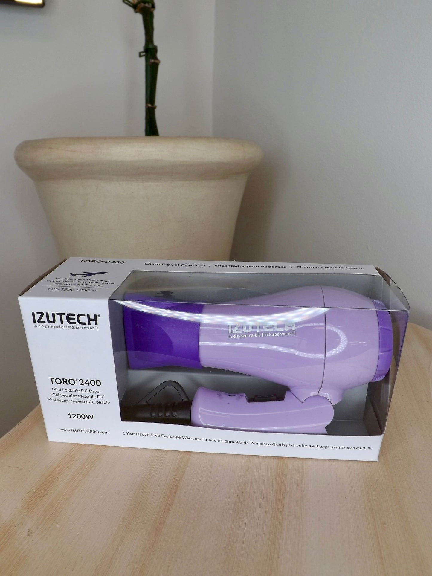 Mini Sèche-Cheveux Pliable Izutech - Toro 2400