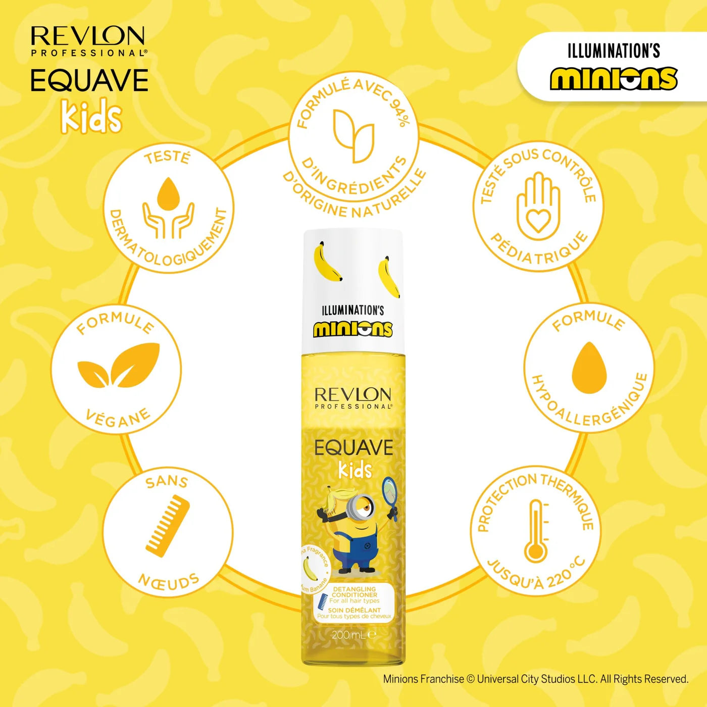 Soin Démêlant Minions Banane - Revlon Equave Kids