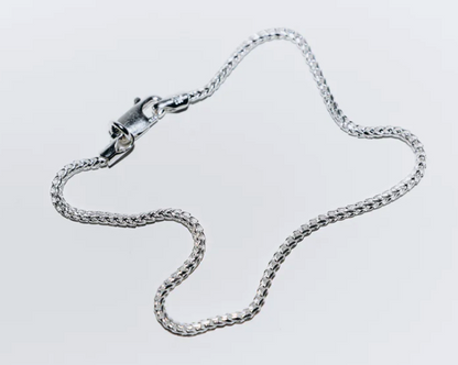 Bracelet Chaîne De Blé - Argent