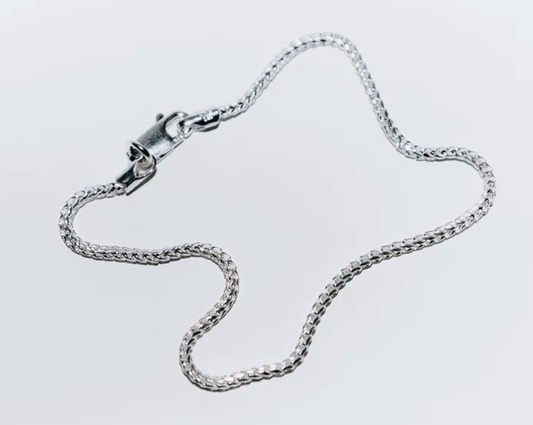 Bracelet Chaîne De Blé - Argent