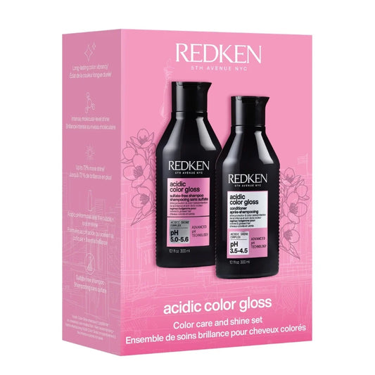 Ensemble De Soins Brillance Pour Cheveux Colorés - Acidic Color Gloss - Redken