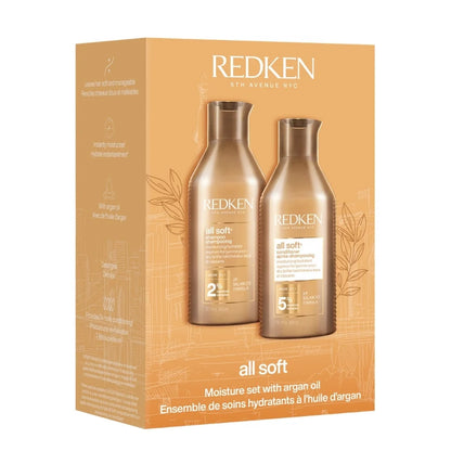 Ensemble De Soins Hydratants À L’huile D’argan - All Soft - Redken