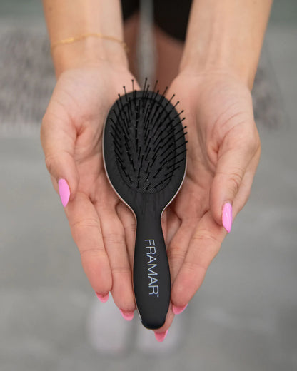 Mini brosse démêlante FRAMAR - Noire