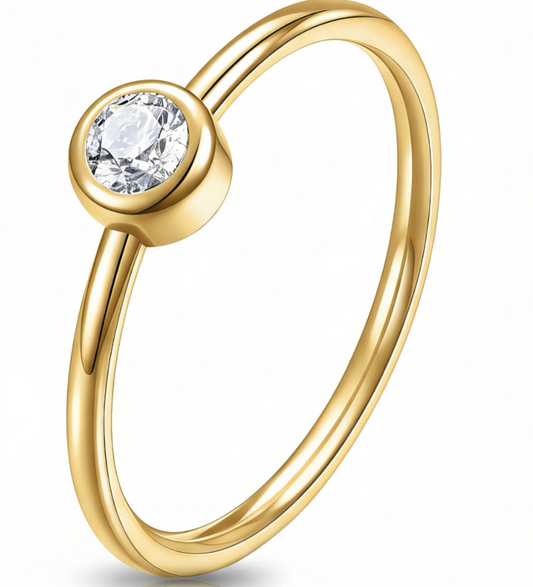 Bague Mavie - Stainless Plaqué Or