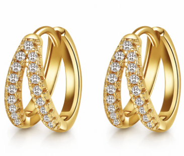Boucles Mina - Stainless Plaqué Or