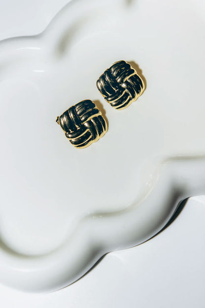 Boutons Raya - Stainless Plaqué Or 18k
