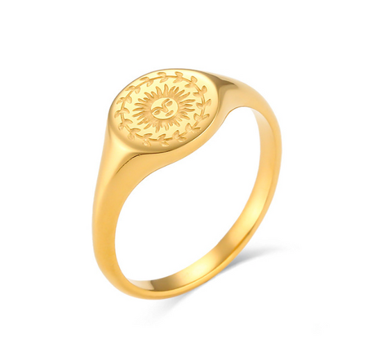 Bague Solis - Stainless Plaqué Or 18k
